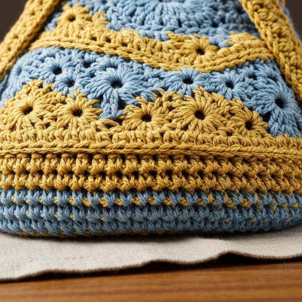 Close-up of Kazlara bag texture showing intricate weaving